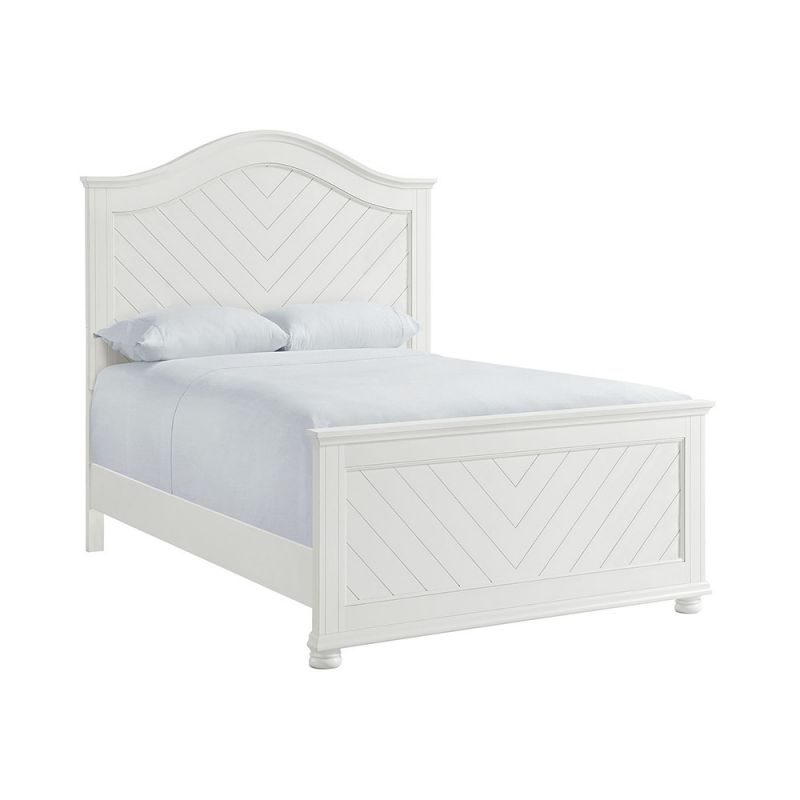 Picket House Furnishings - Conaughey Full Panel Bed in White - B-9340-7-FB