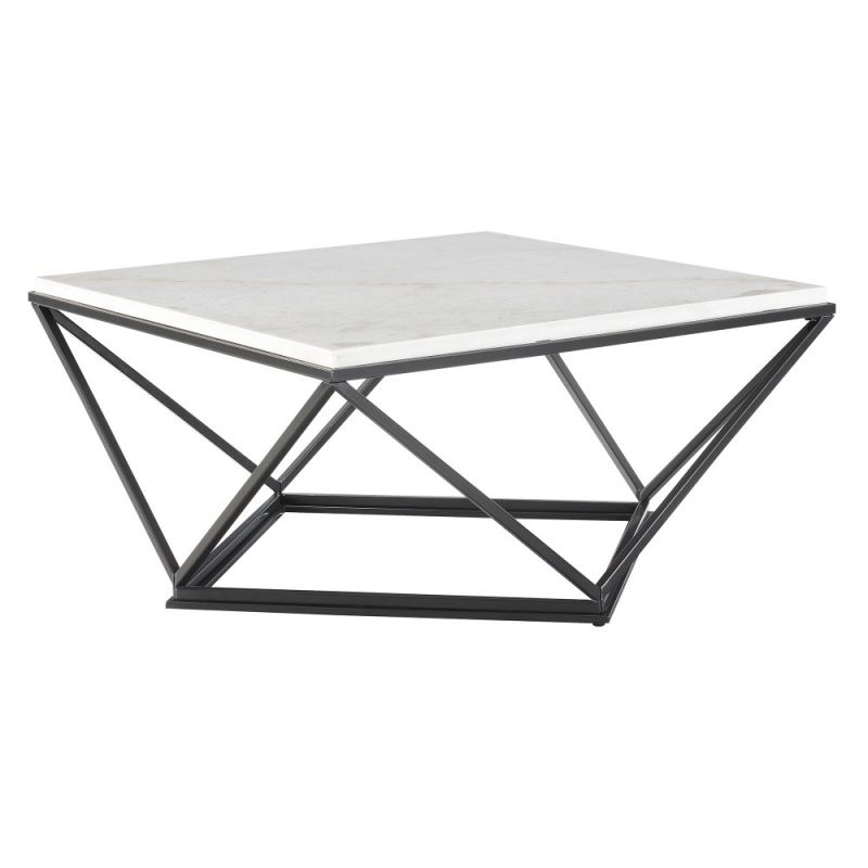 Picket House Furnishings - Conner Square Coffee Table in Black - CRK100CTE