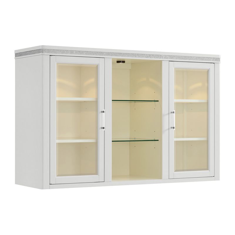 Picket House Furnishings - Corinth Hutch in White - DA-10440-7-HT