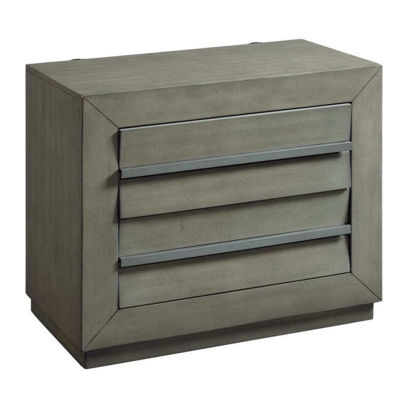 Picket House Furnishings - Cosmo Nightstand with USB in Grey - B-25263-NS