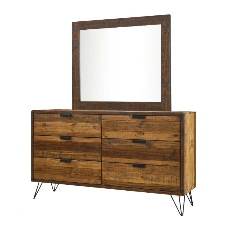 Picket House Furnishings - Crow Dresser & Mirror Set - MBCZ100DRMR