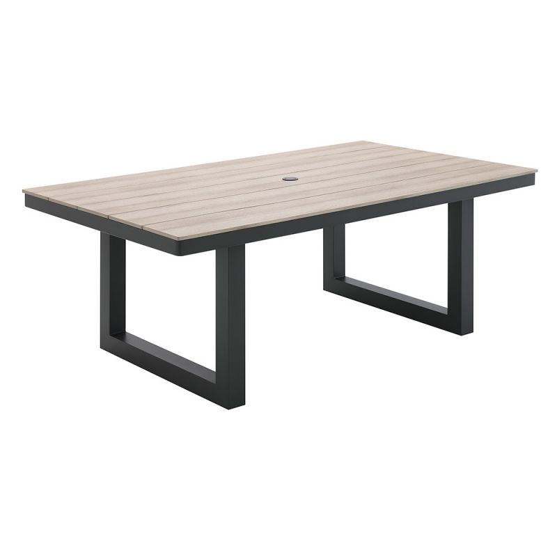 Picket House Furnishings - Del Mar Dining Table - Black and Tan - O-10910-8-DT