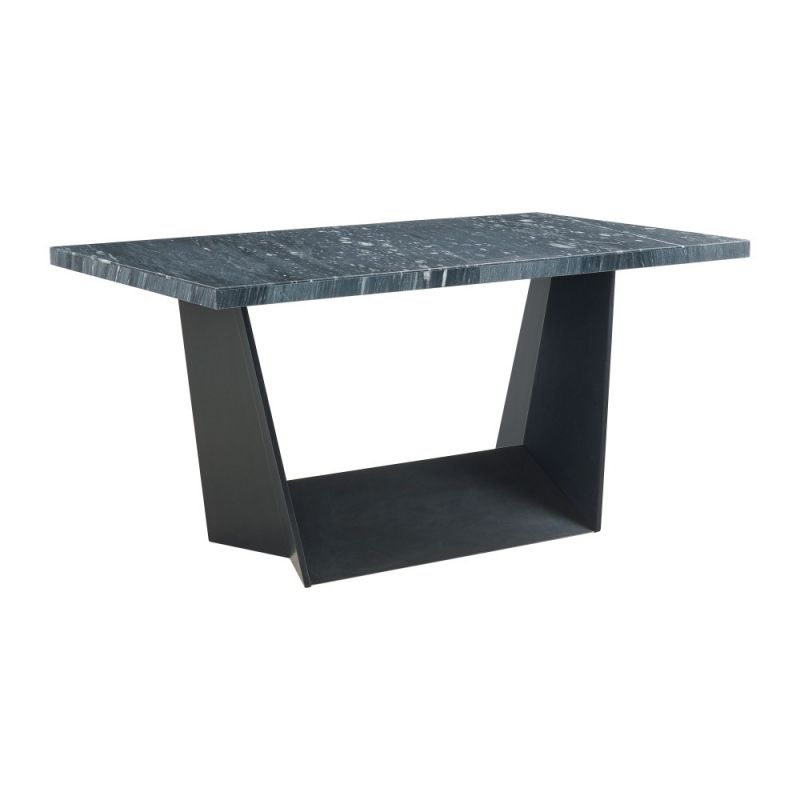 Picket House Furnishings - Dillon Counter Height Marble Table in Gray - CDBY800CTC