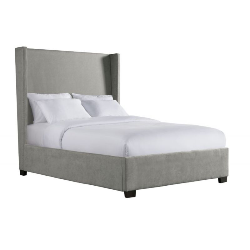 Picket House Furnishings - Fiona Queen Upholstered Bed in Grey - UMG3151QB