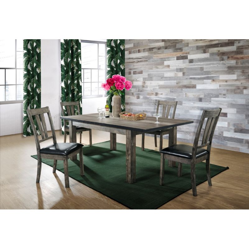 Picket House Furnishings - Grayson Dining with Padded Seats 5PC Set - DNH100CP5PC