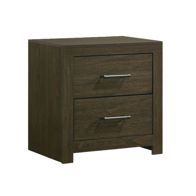 Picket House Furnishings - Hendrix 2-Drawer Nightstand in Walnut - BY400NS