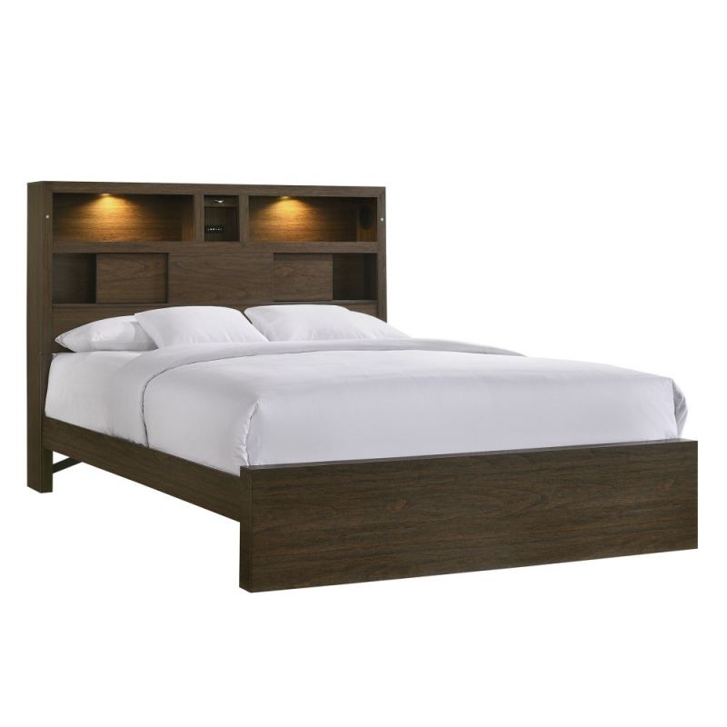 Picket House Furnishings - Hendrix King Music Bed in Walnut - BY420KB