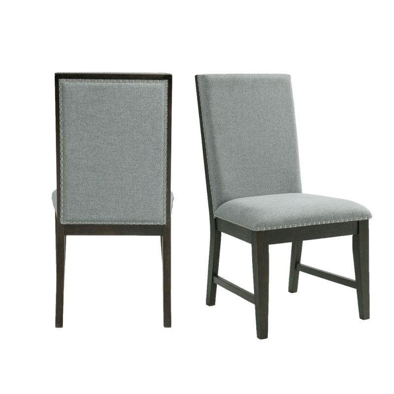 Picket House Furnishings - Holden Standard Height Side Chair in Gray (Set of 2) - DDV100SC