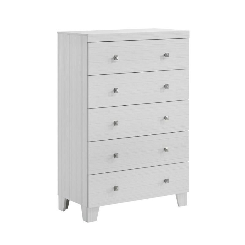 Picket House Furnishings - Icon 5-Drawer Chest in White - B.1090.CH