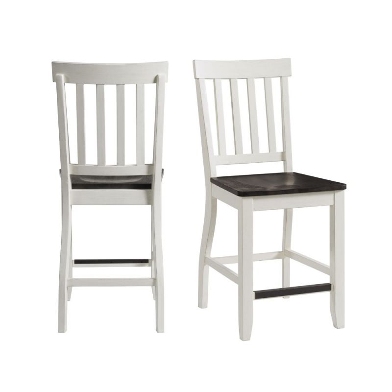 Picket House Furnishings - Jamison Two Tone Counter Height Side Chair (Set of 2) - DKY350CSC