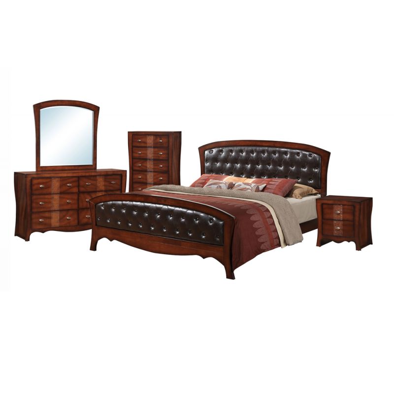 Picket House Furnishings - Jansen 5 Piece King Bedroom Set - JN100KB5PC
