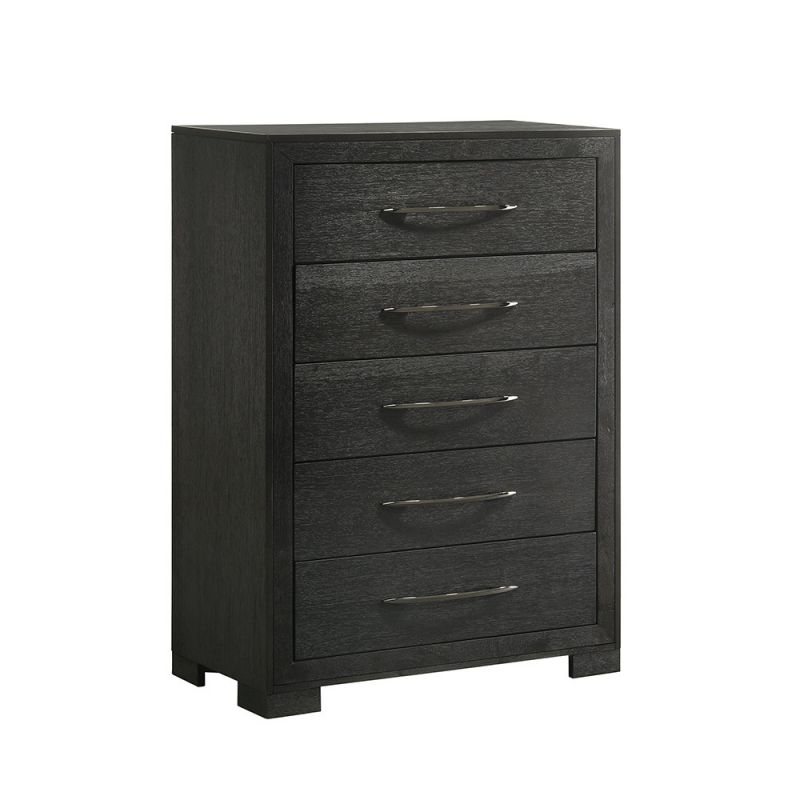 Picket House Furnishings - Kenn 5-Drawer Chest in Black - B-3410-8-CH