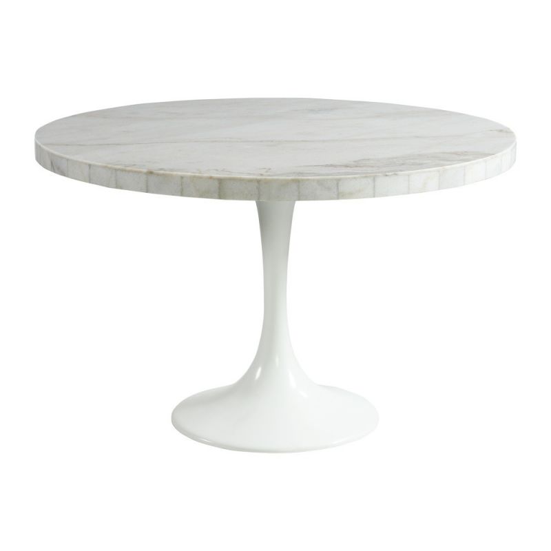 Picket House Furnishings - Mardelle Round Dining Table in White - CCS100DT