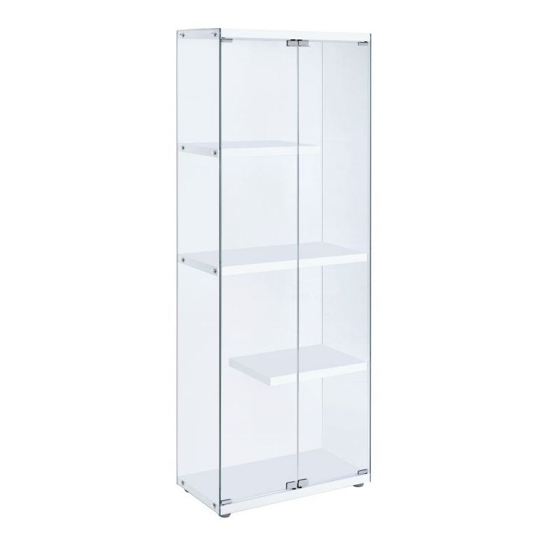 Picket House Furnishings - Maxwell Glass Display Cabinet - CIE100DCE