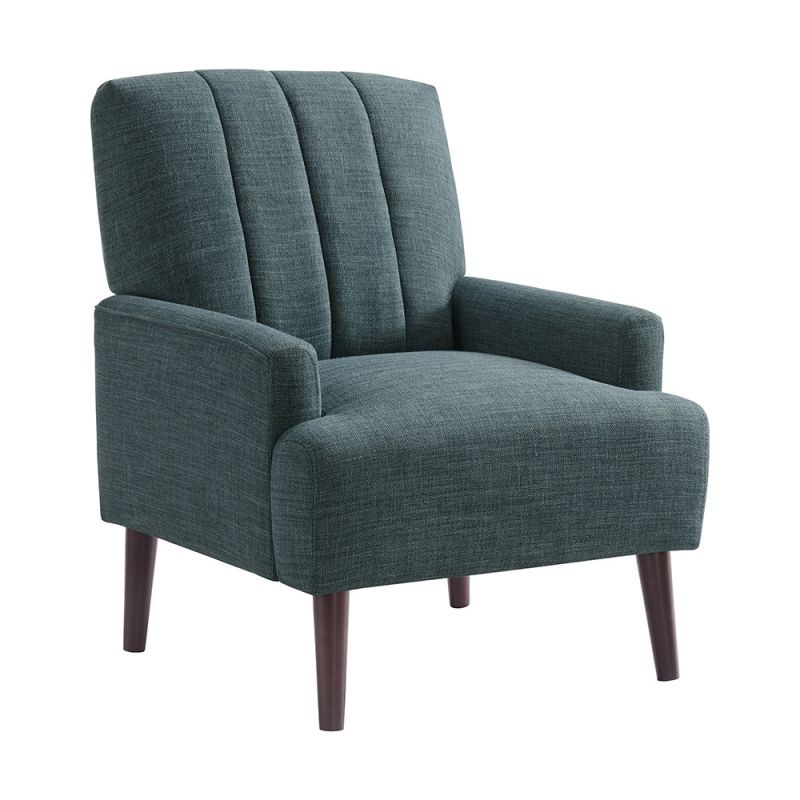 Picket House Furnishings - May Chair with Channel Back in Palmer Teal - U-4410-4550-100C