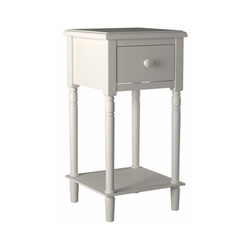 Picket House Furnishings - Nova Nightstand with USB in White - CTMO750NS