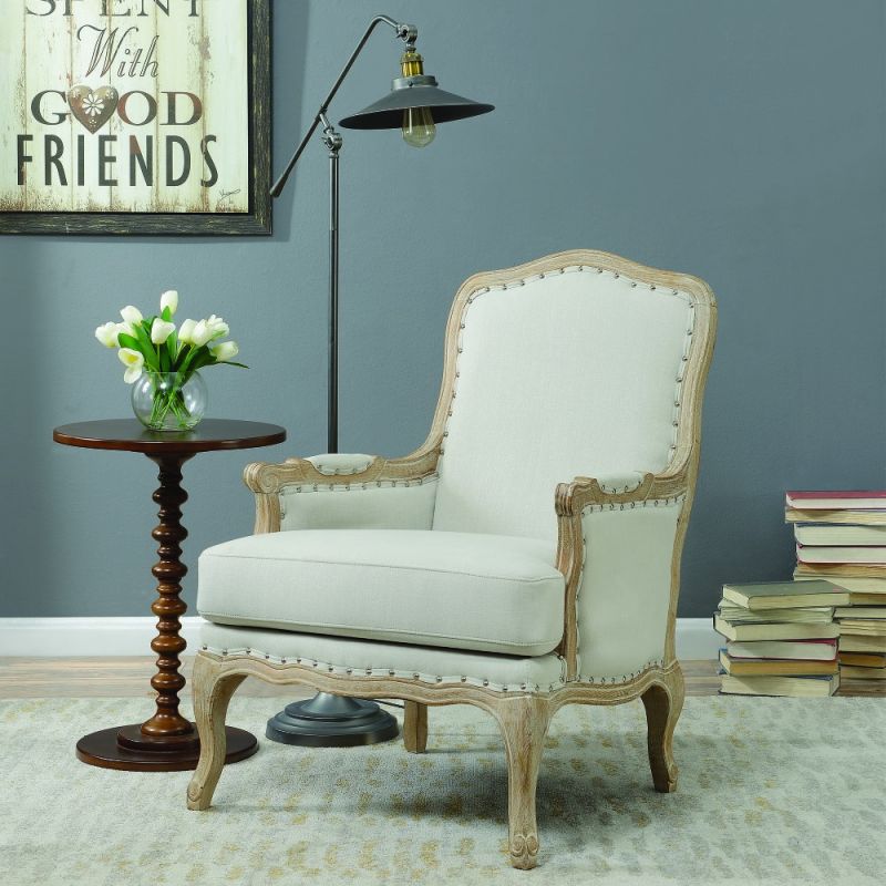 Picket House Furnishings - Regal Accent Chair in Taupe - UAZ540100G