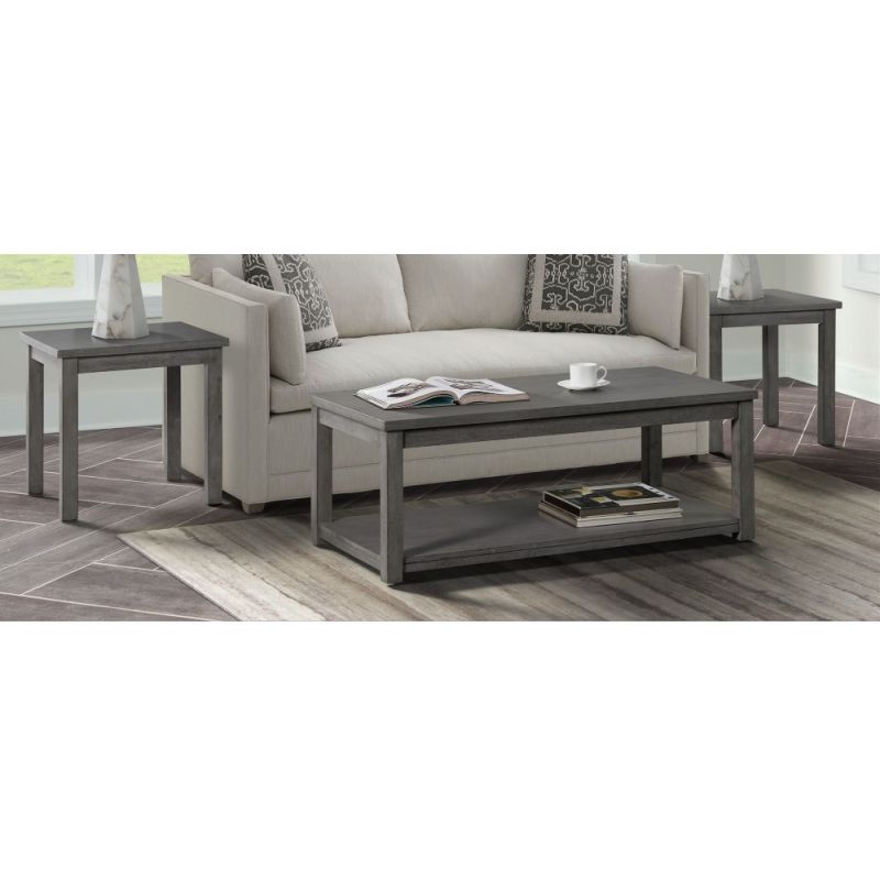 Picket House Furnishings - Rhys Occasional Table Set in Gray - T-17365-OT