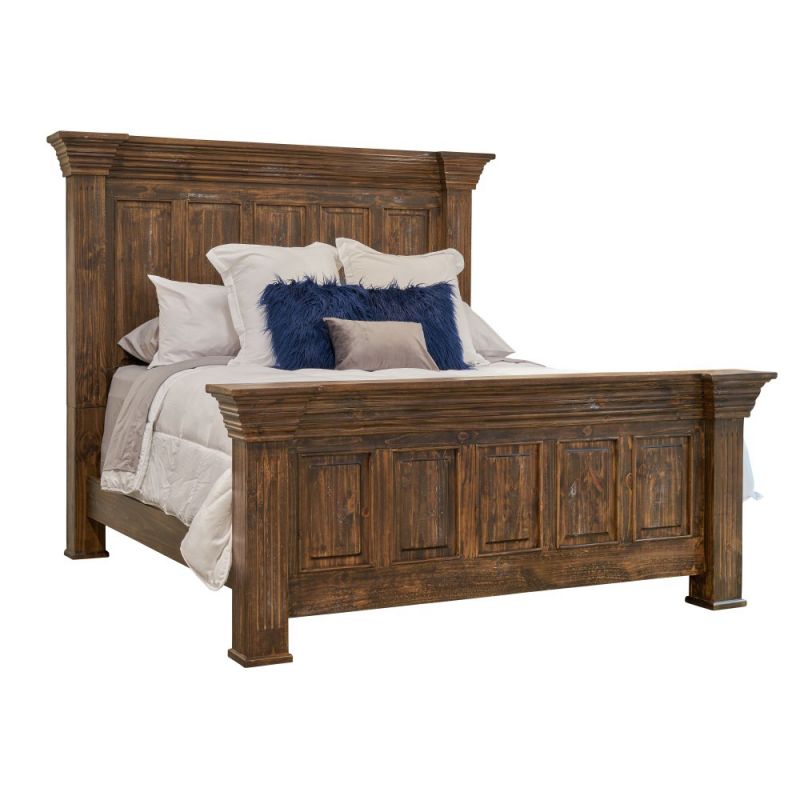 Picket House Furnishings - Ruma Brown Queen Bed - MBLV500QB
