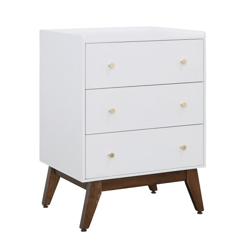 Picket House Furnishings - Saddie  3 Drawer Chest in White - M-18180-710-CH3