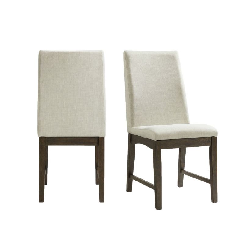 Picket House Furnishings - Simms Standard Height Side Chair in Walnut (Set of 2) - DPR500SC