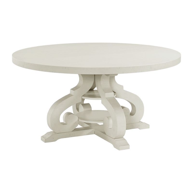 Picket House Furnishings - Stanford Round Dining Table in White - DST780DT