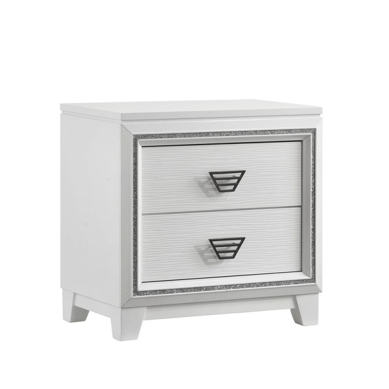 Picket House Furnishings - Taunder Nightstand in White - B-12627-NS