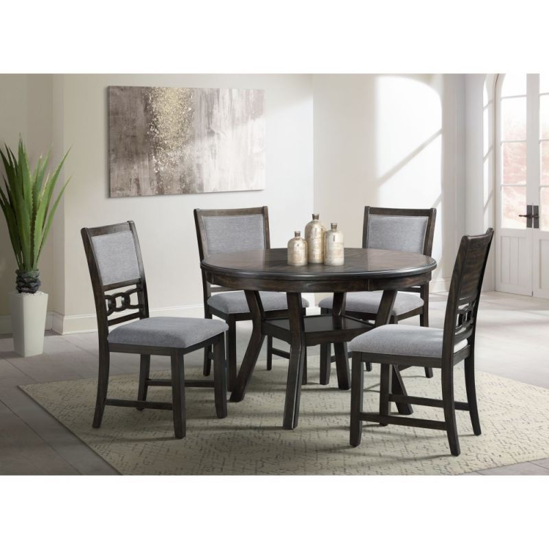 Picket House Furnishings Taylor Standard Height 5PC Dining Set in Walnut - DAH5005PC