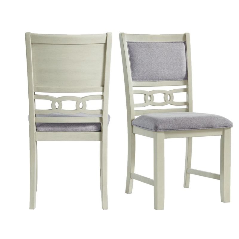 Picket House Furnishings - Taylor Standard Height Side Chair in Bisque - (Set of 2) - DAH700SC