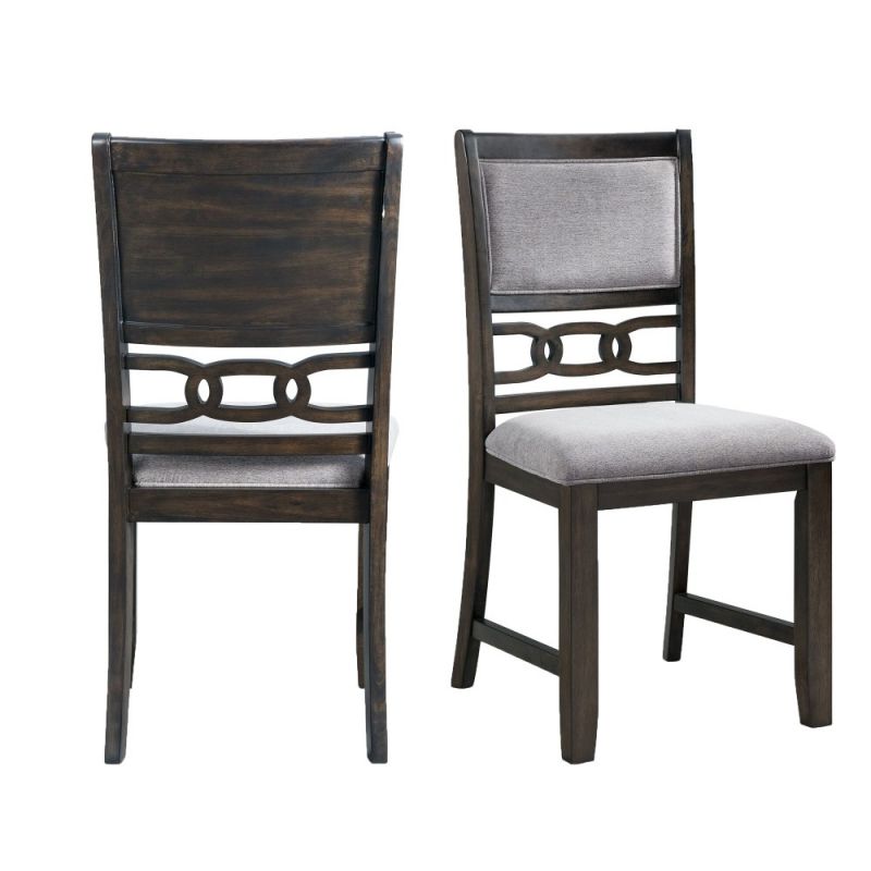 Picket House Furnishings - Taylor Standard Height Side Chair in Walnut - (Set of 2) - DAH500SC