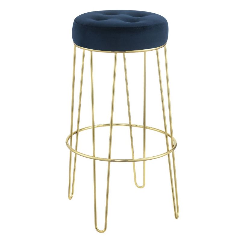 Picket House Furnishings - Vera Bar Stool in Navy - (Set of 2) - R-2190-286-BSE