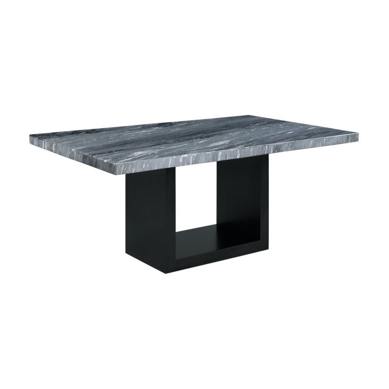 Picket House Furnishings - Willow Marble Standard Height Table in Gray - CVL400TTB