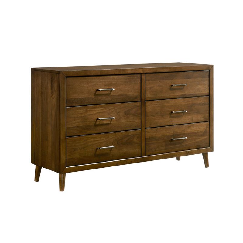 Picket House Furnishings - Zuma 6-Drawer Dresser in Walnut - MC400DR