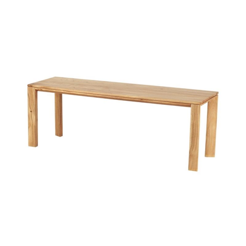 Porter Designs -  Bauhaus Solid Acacia Wood Dining Bench, Natural - 07-162-13-0170T-KIT