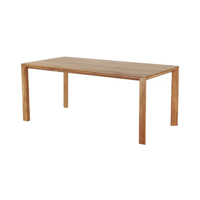 Porter Designs -  Bauhaus Solid Acacia Wood Dining Table, Natural - 07-162-01-0170T-KIT