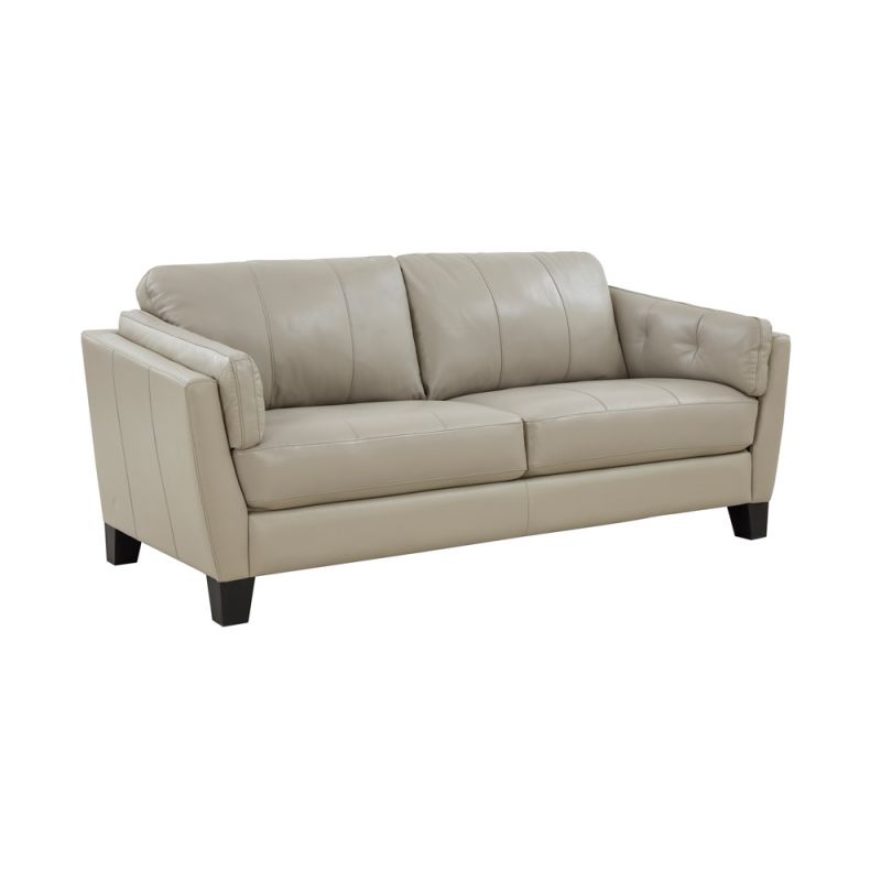 Porter Designs - Bergamo Top Grain Leather Sofa, Cream - 02-189-01-4617