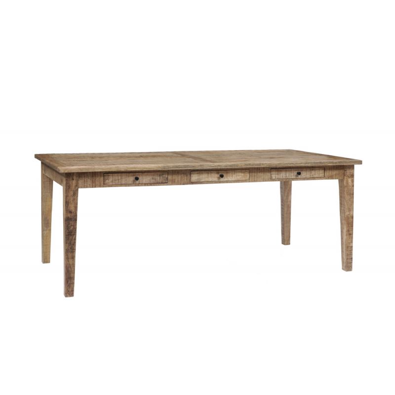 Porter Designs - Berkshire Solid Wood Dining Table, Brown - 07-117-01-6643