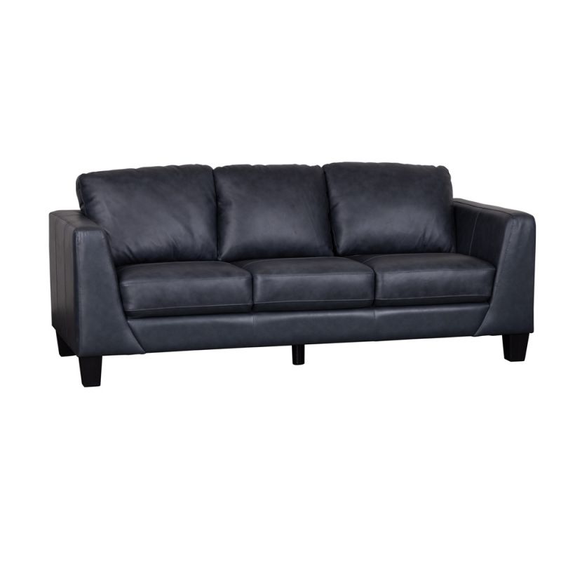 Porter Designs - Lucca Top Grain Leather Sofa, Gray - 02-189-01-0277