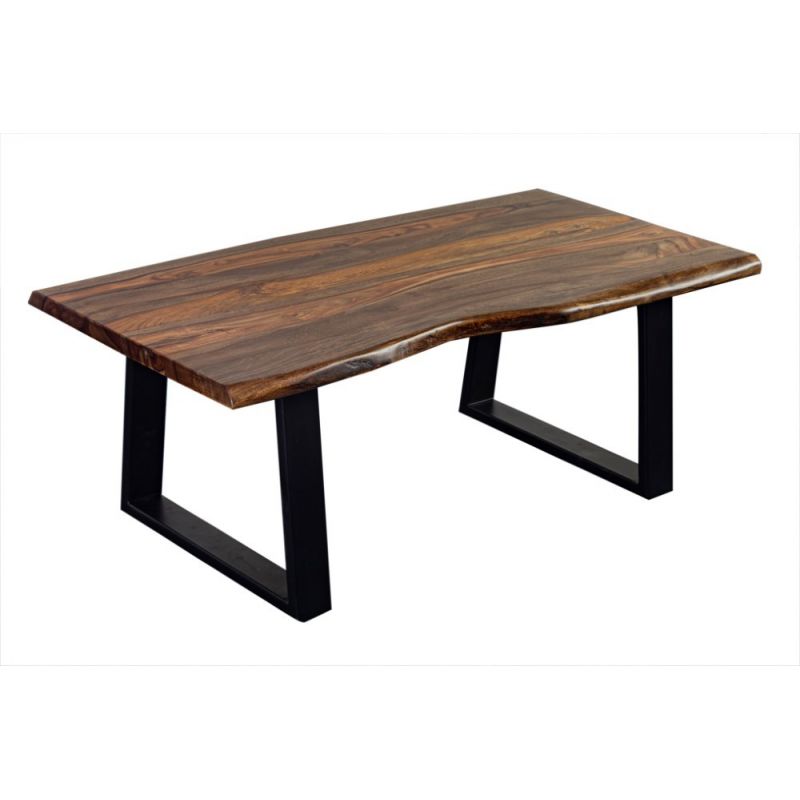Porter Designs -  Manzanita Live Edge Solid Acacia Wood Coffee Table, Brown - 05-196-02-4640T-KIT