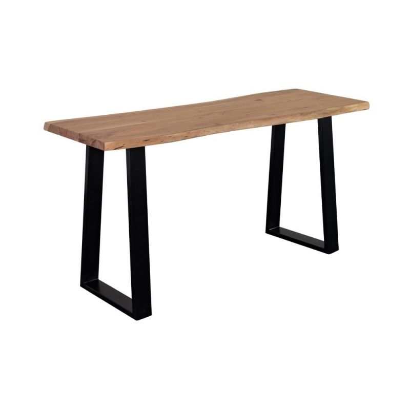 Porter Designs -  Manzanita Live Edge Solid Acacia Wood Console Table, Natural - 05-196-10-5810T-KIT