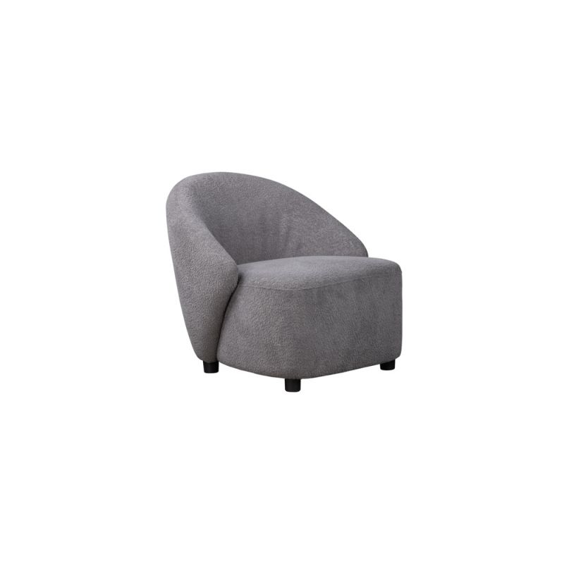 Porter Designs - Nova Boucle Fabric Accent Chair, Gray - 01-168-06-3575