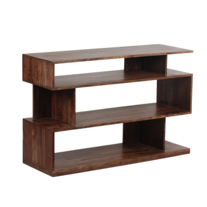 Porter Designs - Portola Solid Acacia Wood Console Table, Brown - 05-108-10-1259