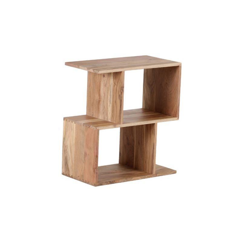 Porter Designs -  Portola Solid Acacia Wood Bookcase, Natural - 10-108-01-7212