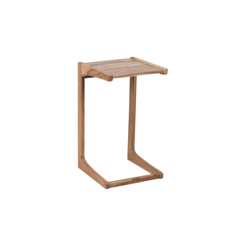 Porter Designs - Portola Solid Acacia Wood End Table, Natural - 05-108-12-5025N