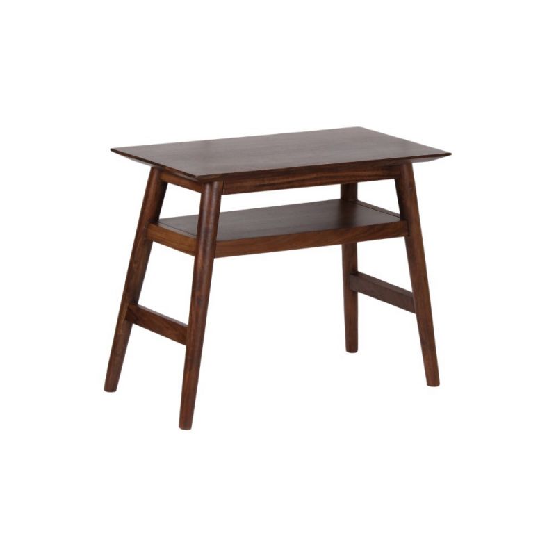 Porter Designs -  Portola Solid Acacia Wood End Table, Brown - 05-108-15-2024