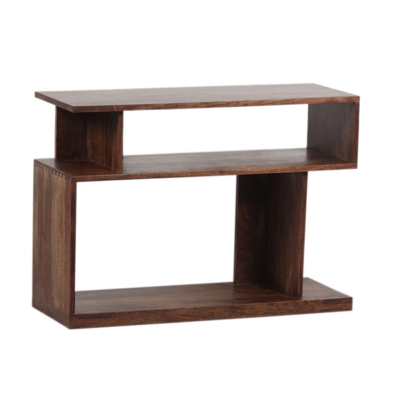 Porter Designs - Portola Solid Acacia Wood TV Stand, Brown - 06-108-03-1259