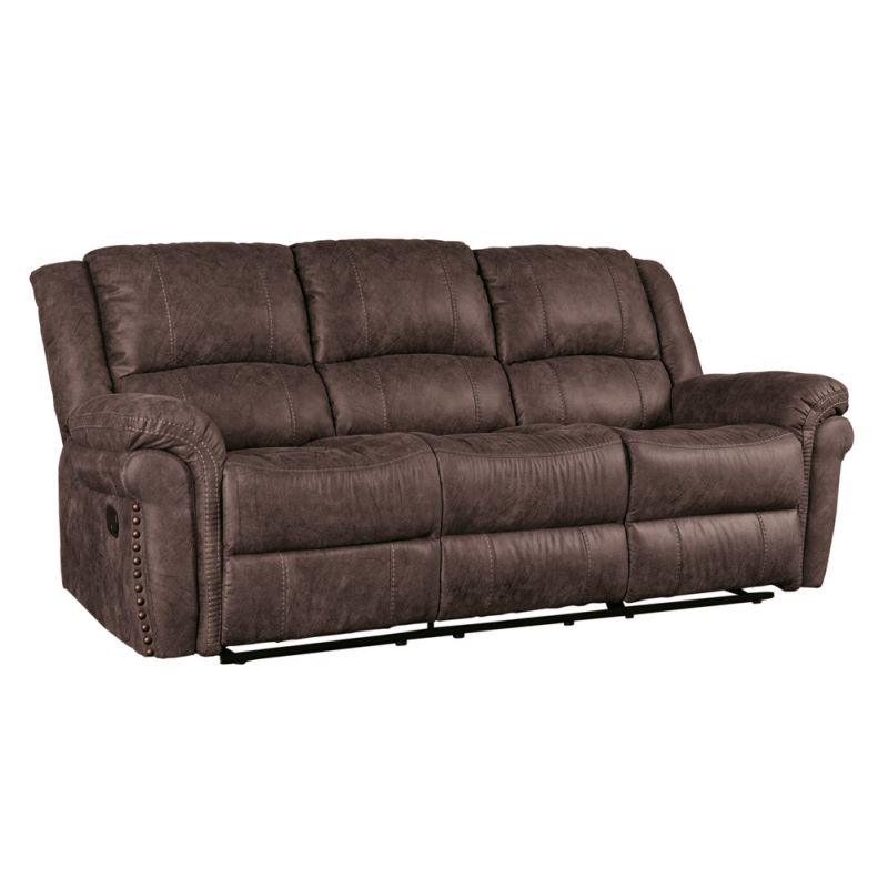 Porter Designs - St John Leather Sauvage Reclining Sofa, Brown - 03-201-01-7625