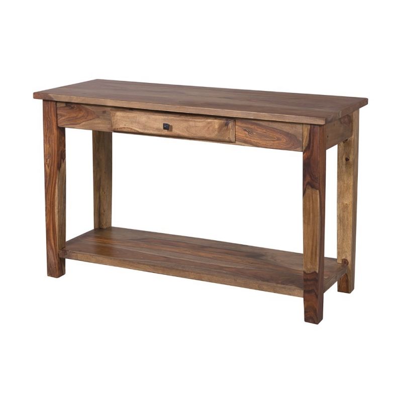 Porter Designs -  Taos Solid Sheesham Wood Console Table, Brown - 05-196-10-9012H