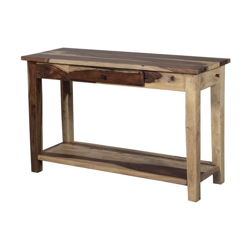 Porter Designs -  Taos Solid Sheesham Wood Console Table, Natural - 05-196-10-9012N