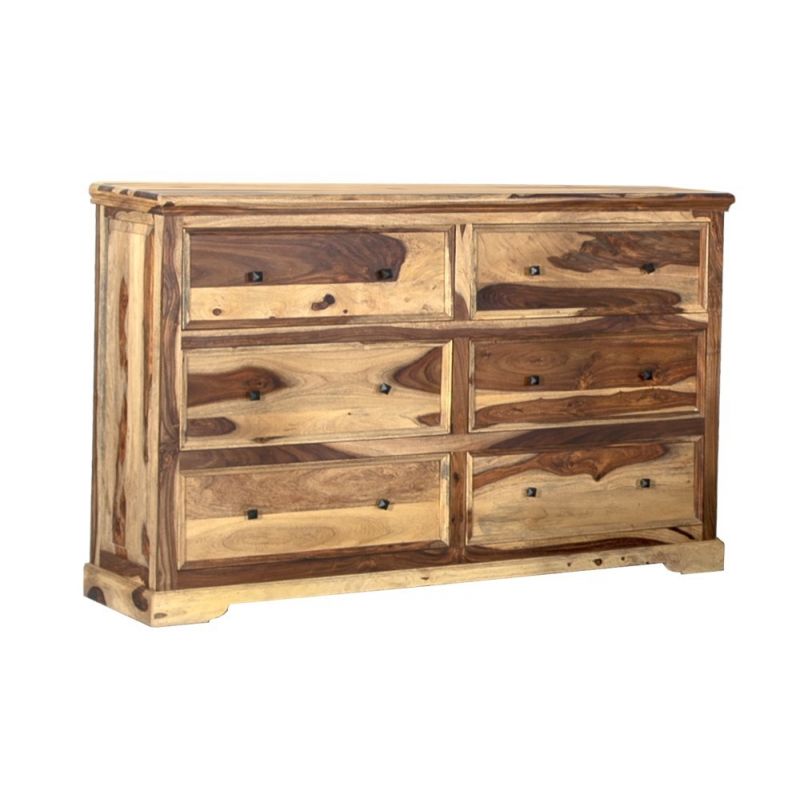 Porter Designs -  Taos Solid Sheesham Wood Dresser, Natural - 04-196-01-9049N